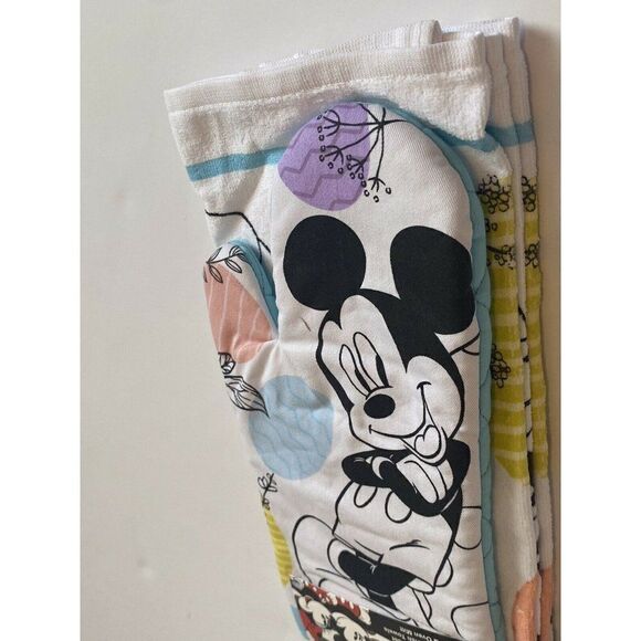 Easter Disney Mickey Mouse 3 Pc KITCHEN SET TOWEL - Picture 5 of 6